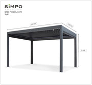 SIMPOLIFESTYLE Bries Pergola Lite