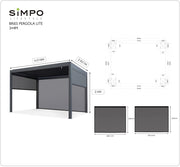 SIMPOLIFESTYLE Bries Pergola Lite